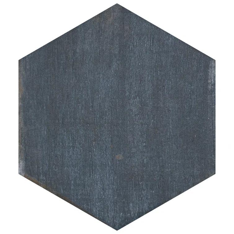 Retro 7" x 8" Porcelain Wood Look Wall & Floor Tile