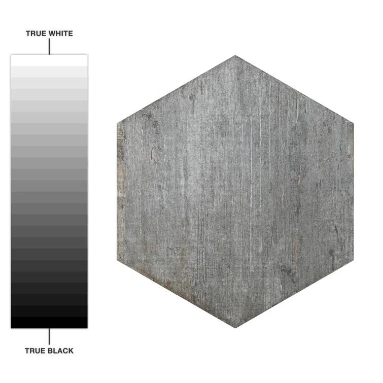 Retro 7" x 8" Porcelain Wood Look Wall & Floor Tile