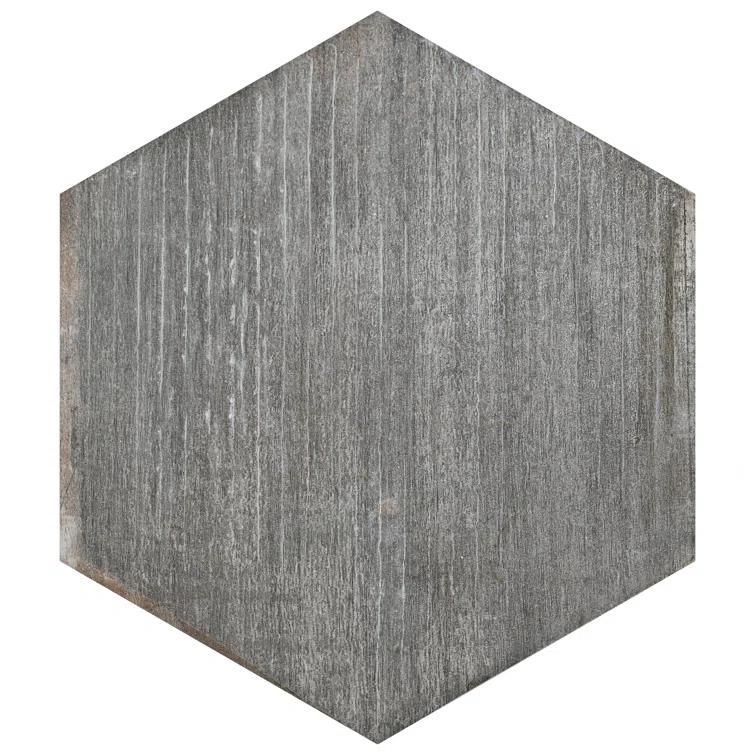 Retro 7" x 8" Porcelain Wood Look Wall & Floor Tile