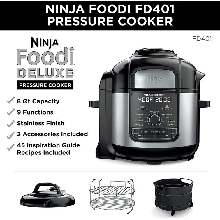 Ninja Ninja® Foodi® 9-in-1 8-Quart Deluxe XL Pressure Cooker & Air Fryer