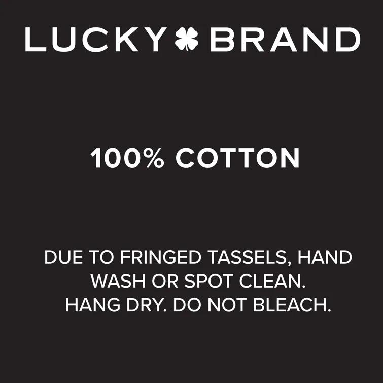 Lucky Brand Lucky Brand Demian Fringe Cotton Bath Rugs