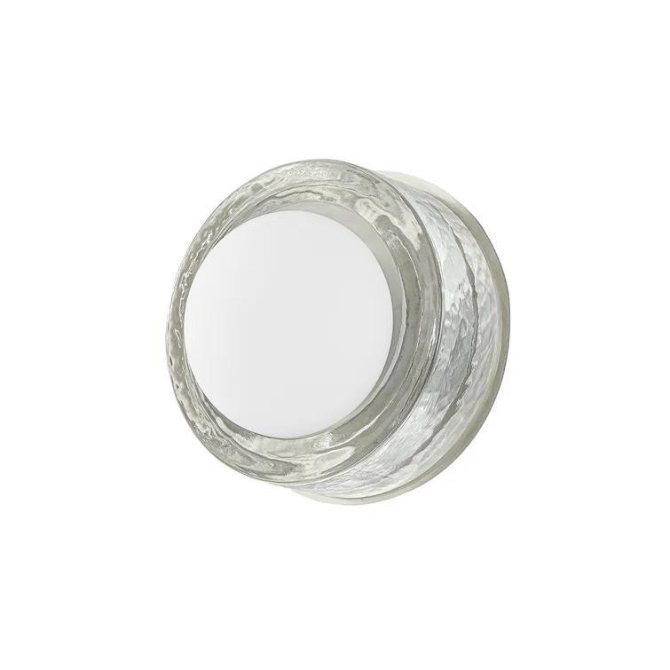 Ravi Round Sconce - Polished Nickel