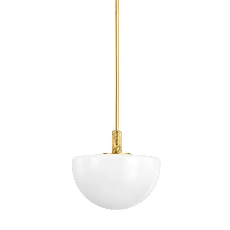 Hammond Pendant Light - Aged Brass / 11"Dia