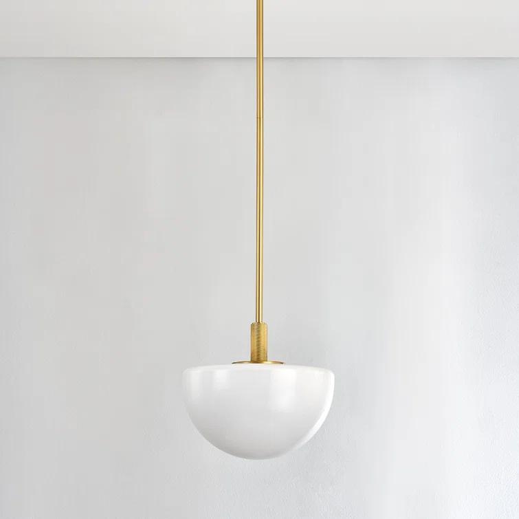 Hammond Pendant Light - Aged Brass / 11"Dia