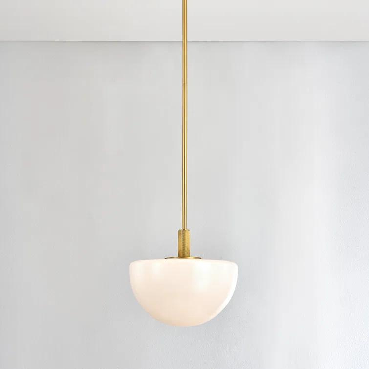 Hammond Pendant Light - Aged Brass / 11"Dia