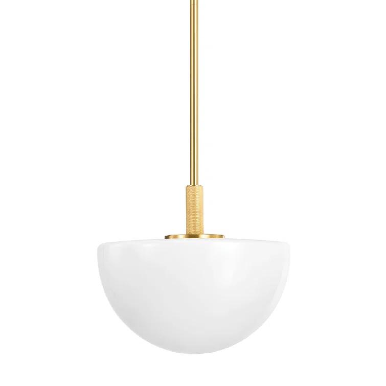 Hammond Pendant Light - Polished Nickel / 15" Dia