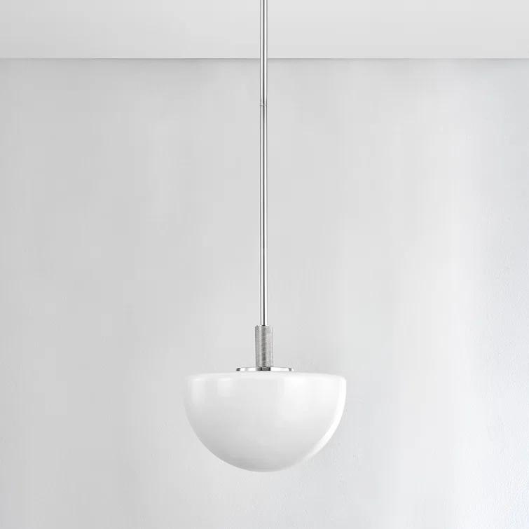 Hammond Pendant Light - Polished Nickel / 11"Dia
