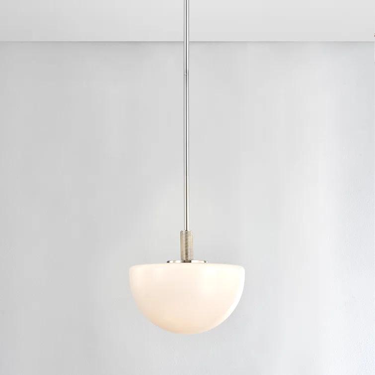 Hammond Pendant Light - Polished Nickel / 11"Dia