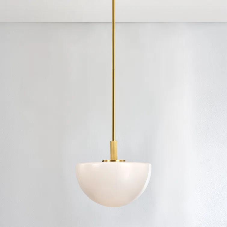 Hammond Pendant Light - Polished Nickel / 15" Dia