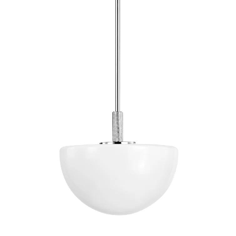 Hammond Pendant Light - Polished Nickel / 15" Dia
