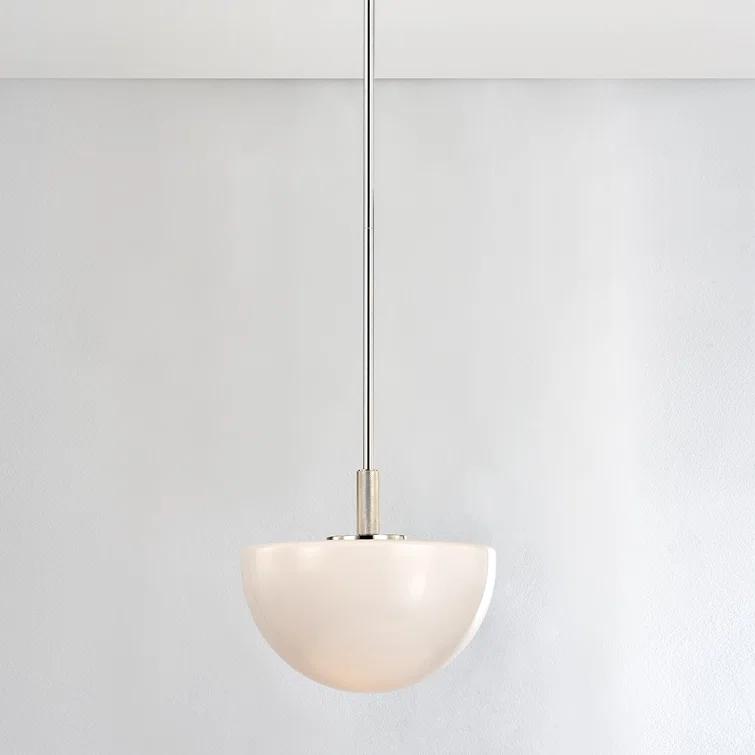Hammond Pendant Light - Polished Nickel / 15" Dia