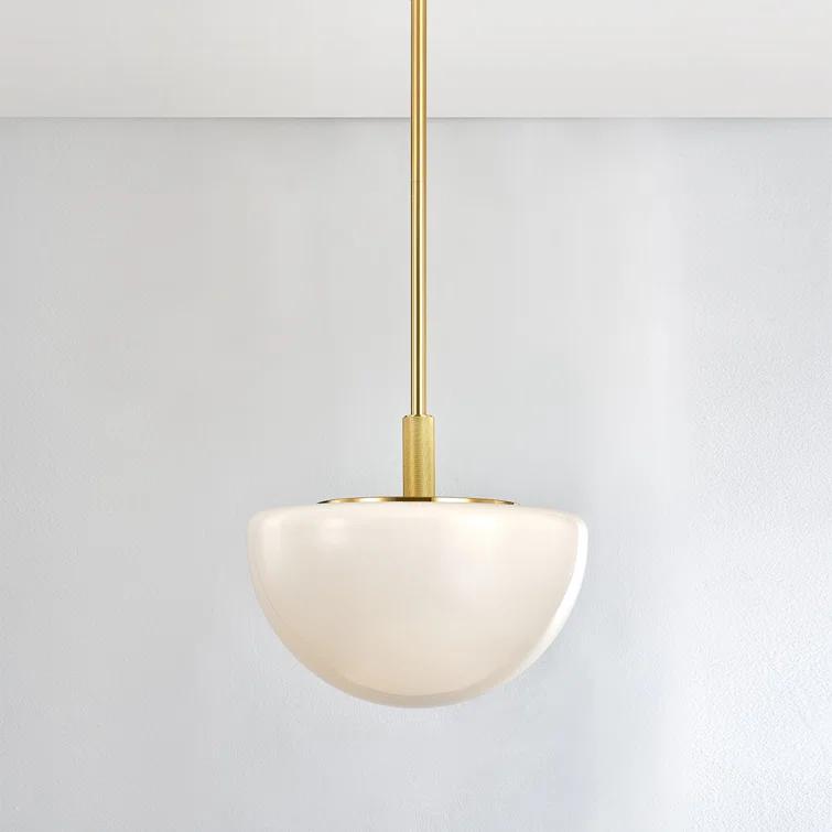Hammond Pendant Light - Aged Brass / 19" Dia