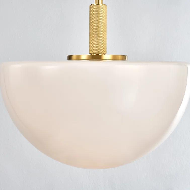 Hammond Pendant Light - Polished Nickel / 15" Dia