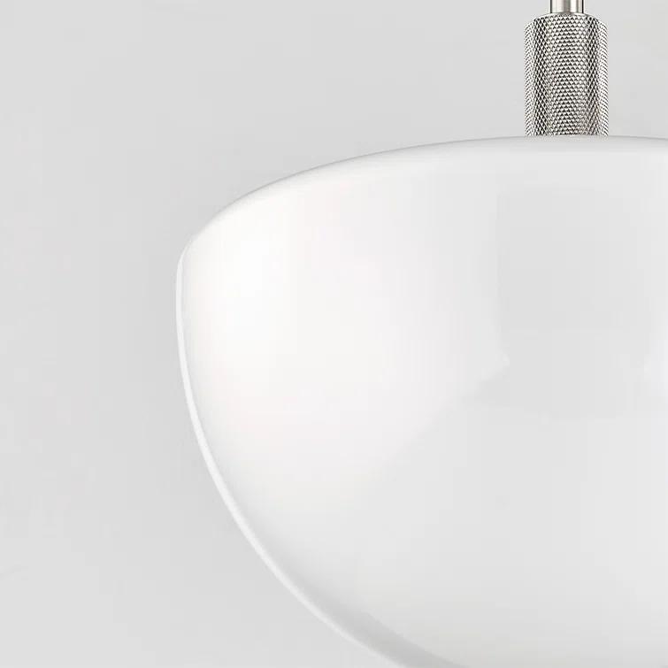 Hammond Pendant Light - Polished Nickel / 11"Dia