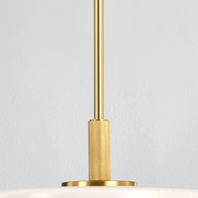 Hammond Pendant Light - Polished Nickel / 15" Dia