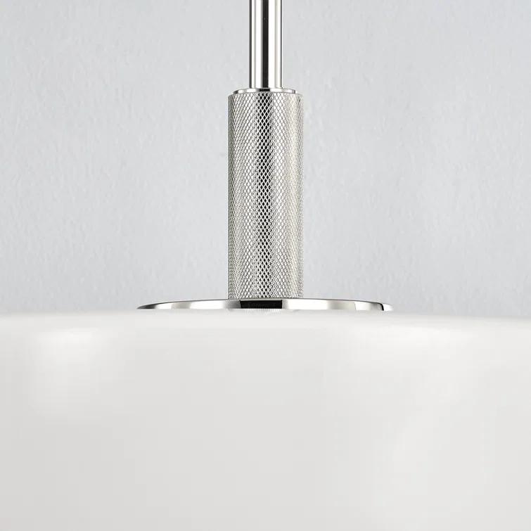Hammond Pendant Light - Polished Nickel / 15" Dia