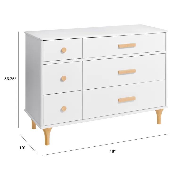 Lolly 6-Drawer Assembled Double Dresser