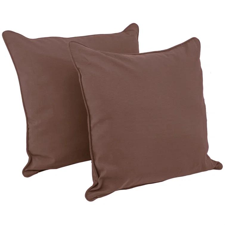 Soft Home Furnishings Cotton Blend Reversible Throw Pillow