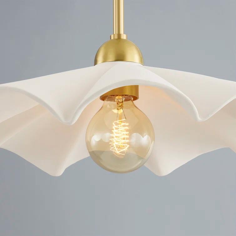 Heidi Pendant Light - White / 16"