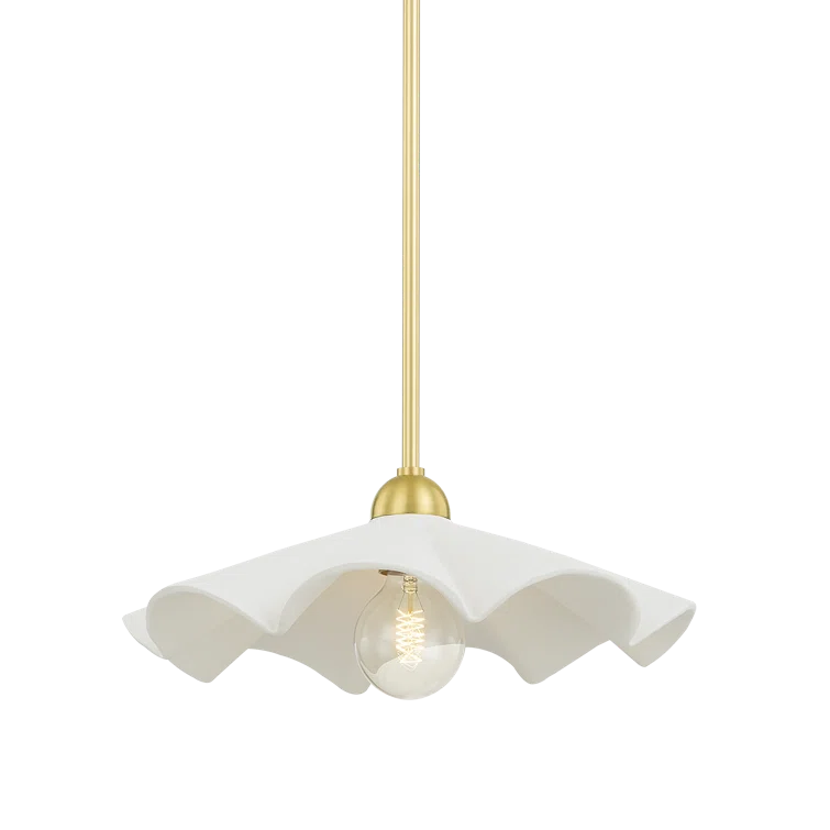 Heidi Pendant Light - White / 16"