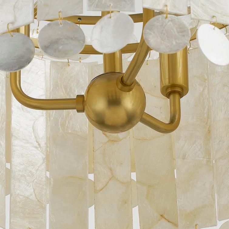 Coretta Chandelier - Natural / 16"