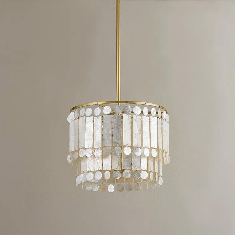 Coretta Chandelier - Natural / 16"