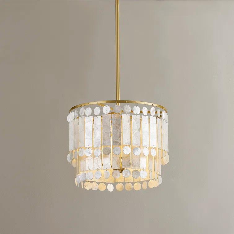 Coretta Chandelier - Natural / 16"
