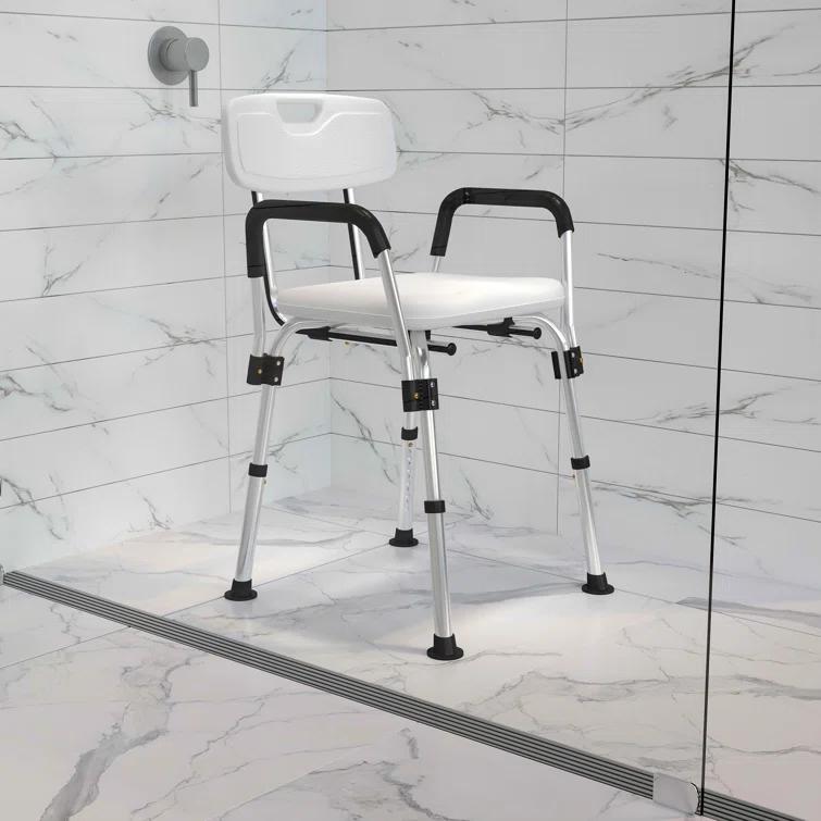 Joey 300 Lb. Capacity Adjustable Bath & Shower Chair with Depth Adjustable Back