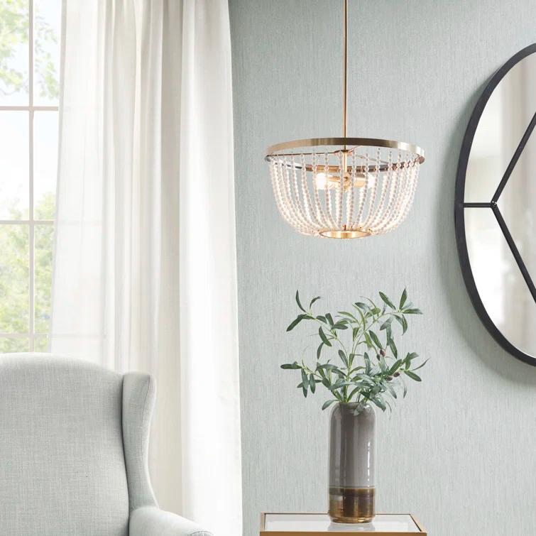 Hampton Hill Melrose 2-Light Beaded Chandelier