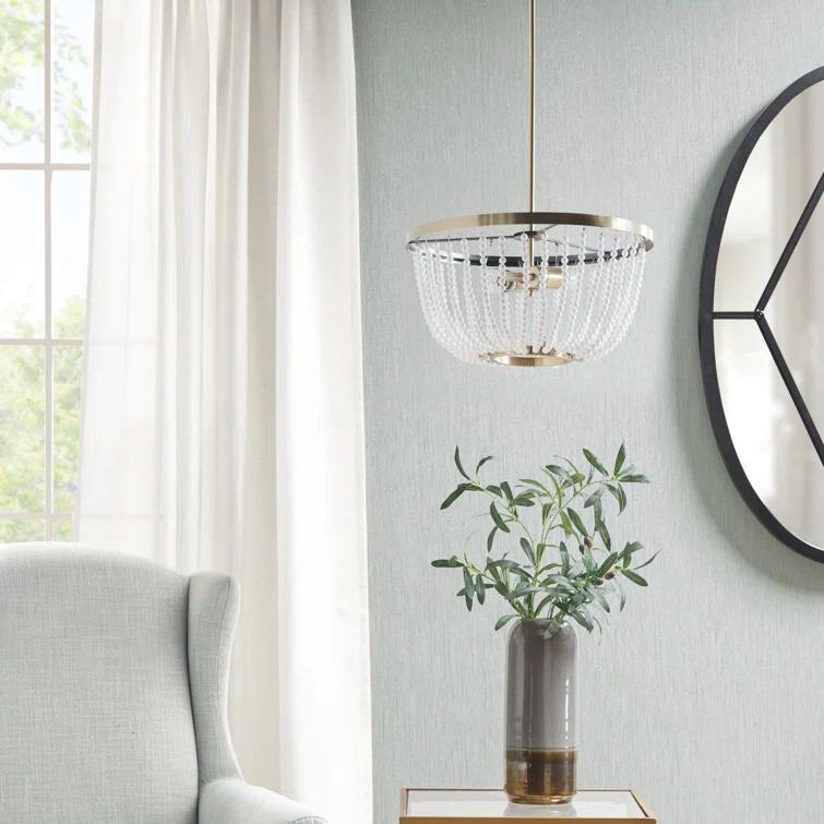 Hampton Hill Melrose 2-Light Beaded Chandelier