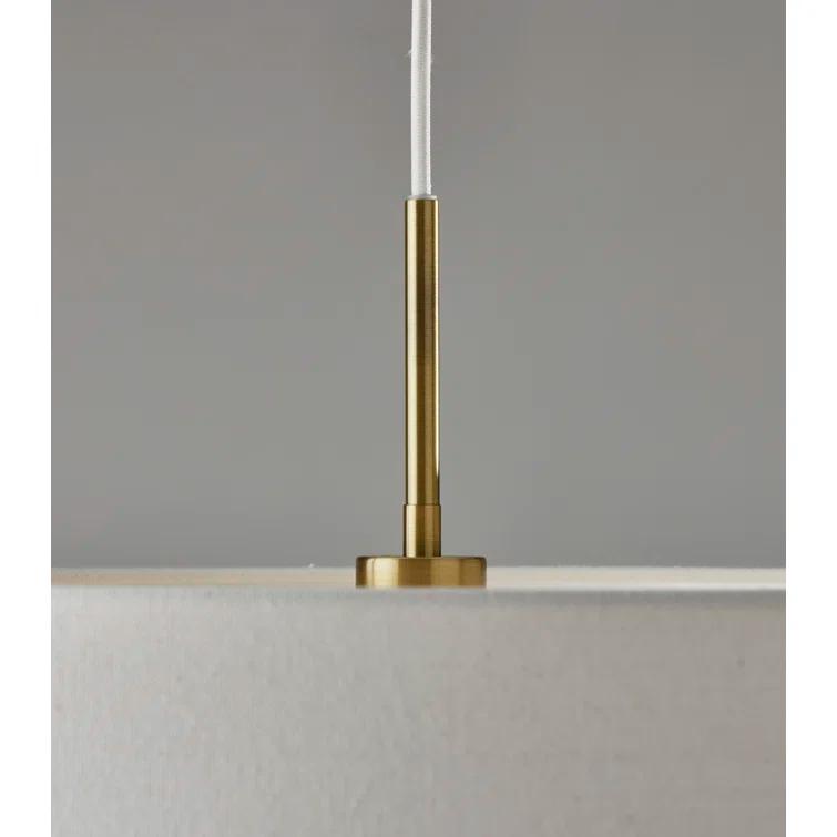 Finley Linen Drum Pendant