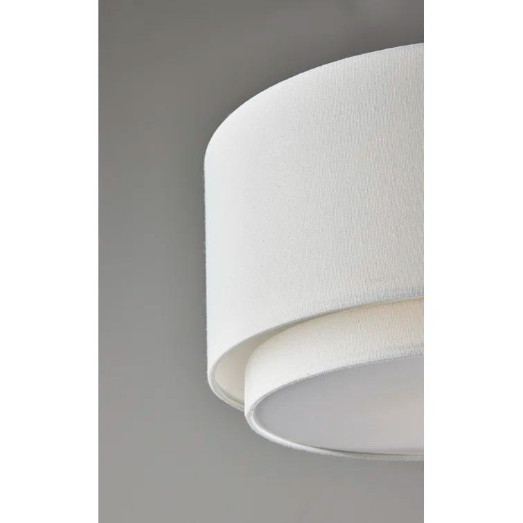 Finley Linen Drum Pendant