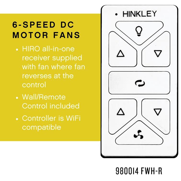Hinkley Turbine LED Ceiling Fan