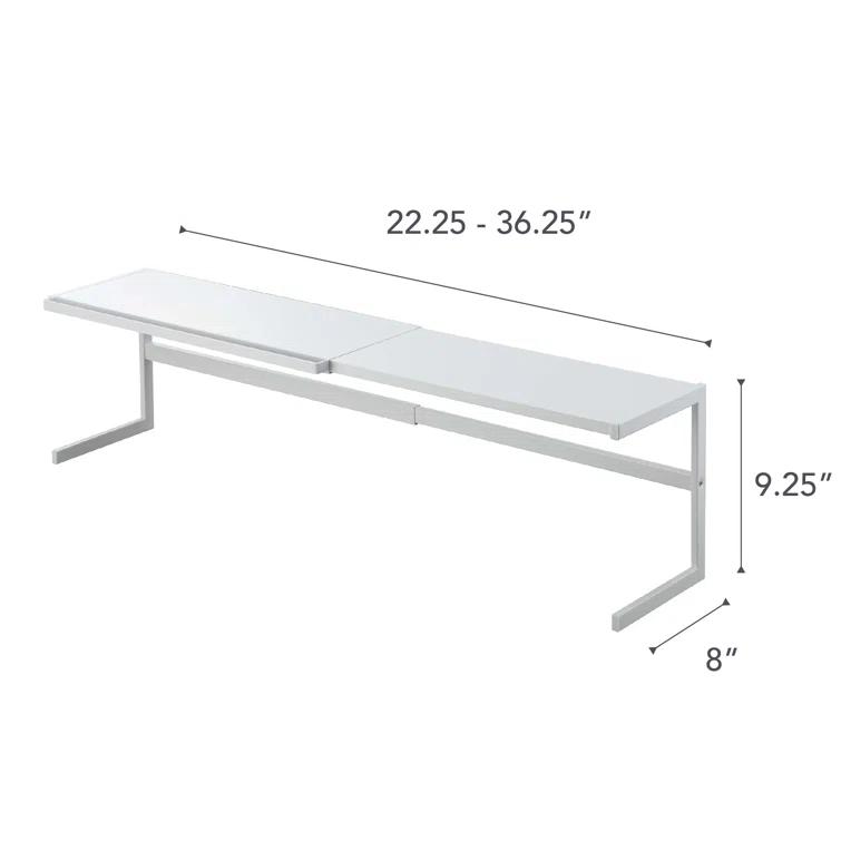 Yamazaki Home Expandable Support Rack - Kitchen Storage Shelf Organizer, Steel, Expandable