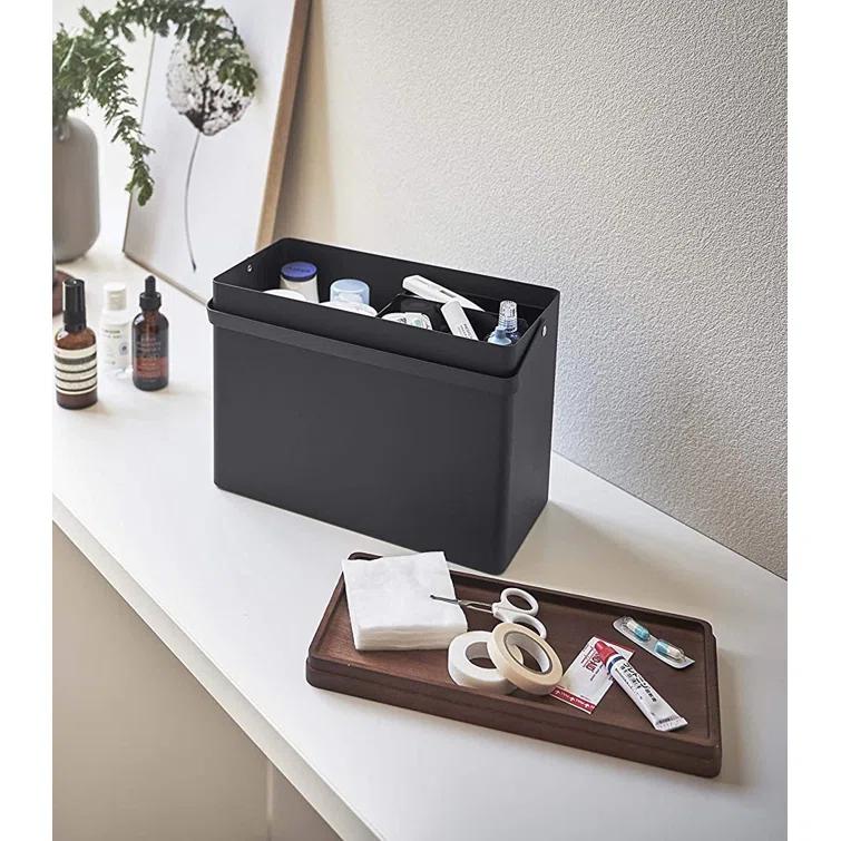 Tower Yamazaki Home First Aid Box Three Tiered Medical Supplies Organizer, Multicompartment