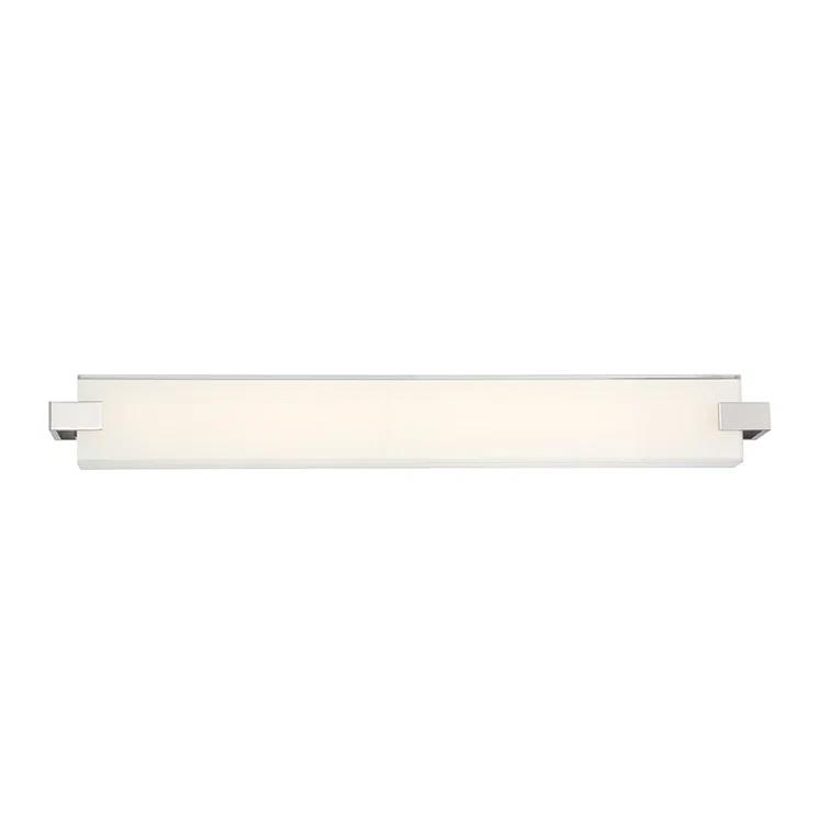 WAC Lighting Bliss 28" LED 2700K Aluminum Bathroom Vanity/Wall Light in Nickel