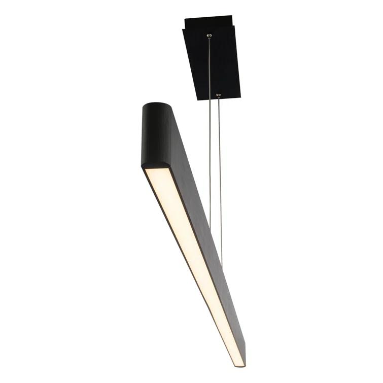 WAC Lighting Volo 54" LED 3000K Contemporary Aluminum Pendant in Black