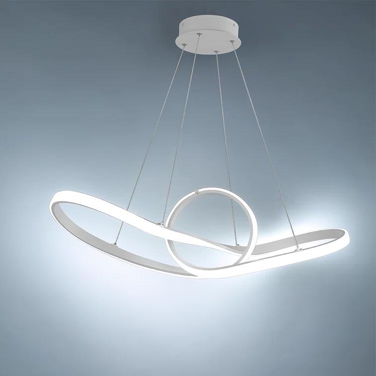 Vornado 23" White LED Pendant with Composite Shade