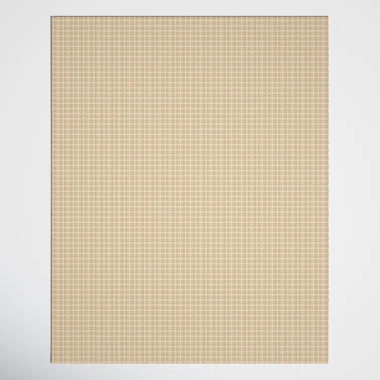 Haley Striped Handwoven Beige Area Rug