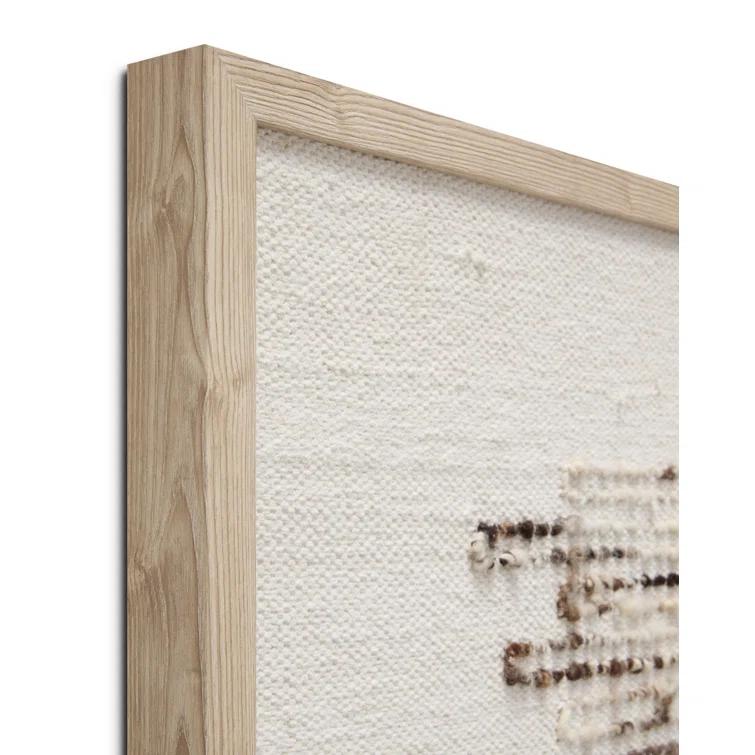Amber Lewis x Loloi Getty Taupe / Ivory 3'-2" x 3'-6" Wall Art