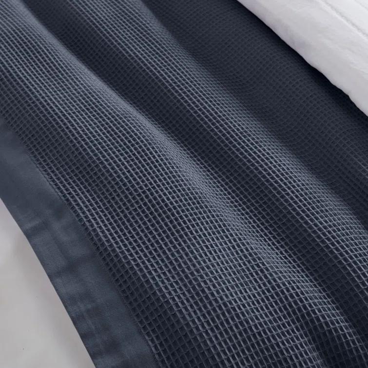 100% Cotton Lightweight Waffle Weave Summer Blanket
