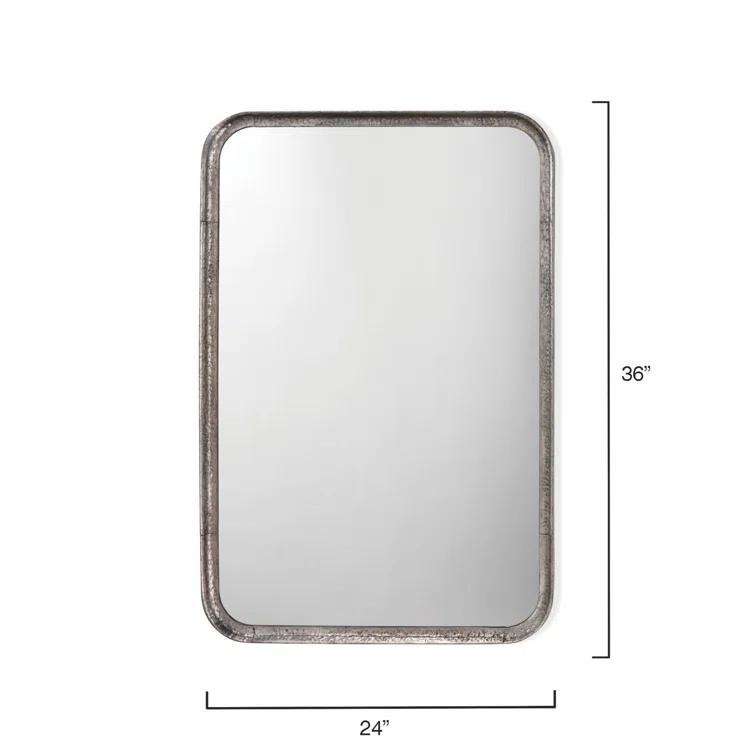 Principle Metal Flat Wall Mirror