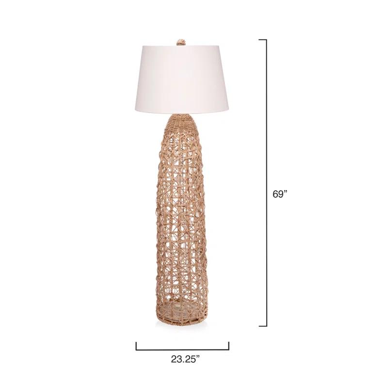 Jamie Young Company Kauai 73.5'' Natural Traditional Floor Lamp