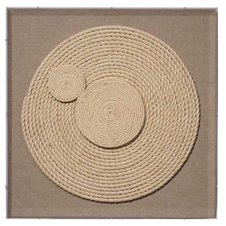 Jamie Young Company Handmade Farmhouse Abstract Wall Decor on Rope