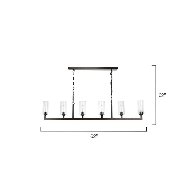 Jamie Young Company 6 - Light Kitchen Island Pendant