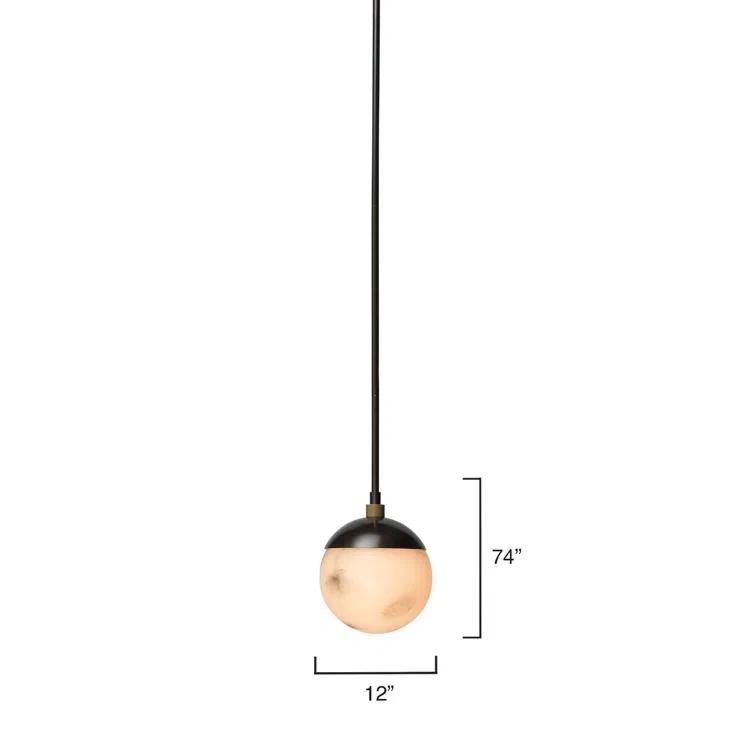 Metro 1 - Light Oil Rubbed Bronze Globe Pendant