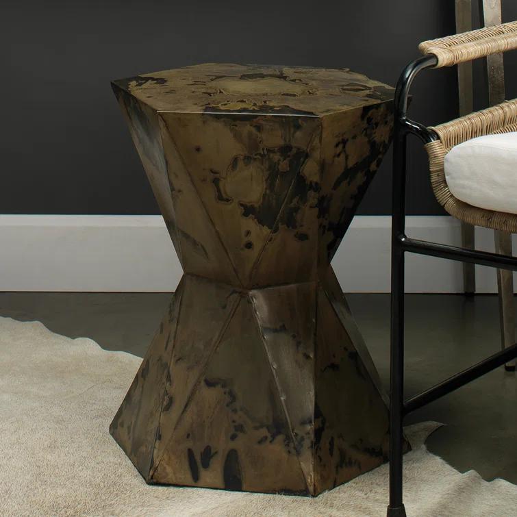 Iron End Table