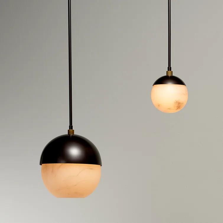 Metro 1 - Light Oil Rubbed Bronze Globe Pendant