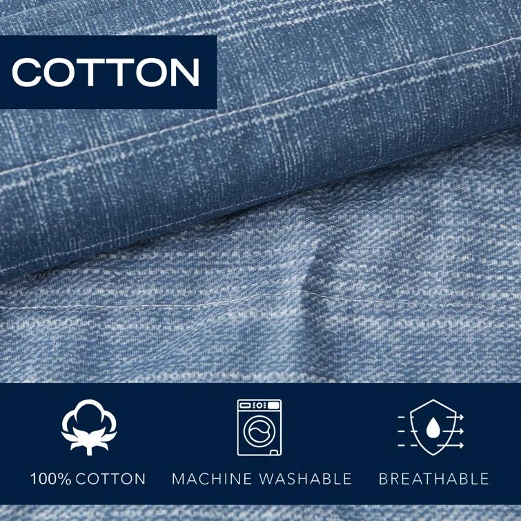 Nautica Ridgeport Cotton Reversible Quilt Set
