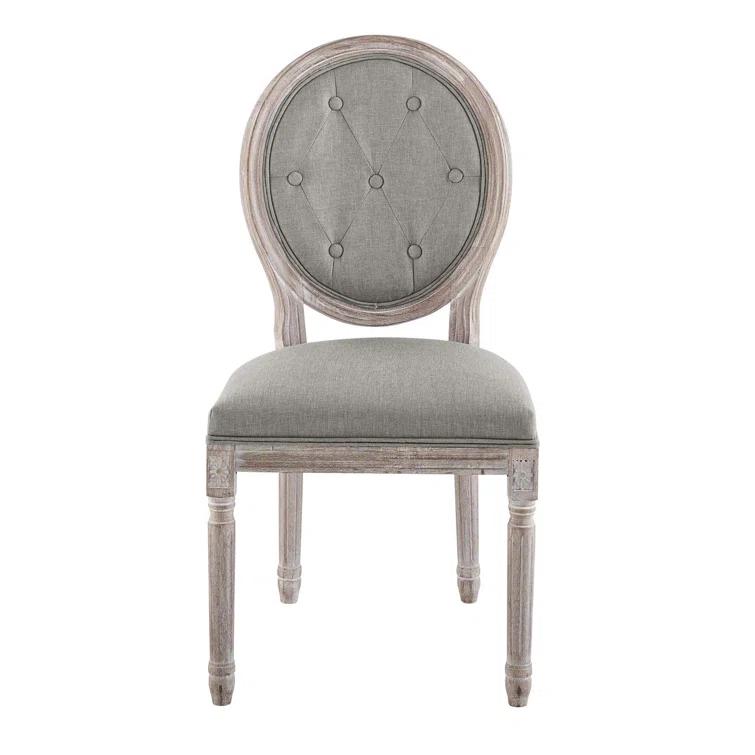 Modway Arise Vintage French Upholstered Fabric Dining Side Chair